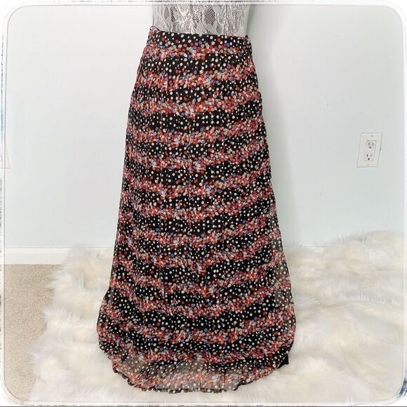 Anthropologie ranna Gill midi skirt